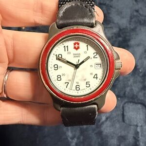 Swiss Army Red and Black Men's Watch